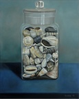 Stillleben mit Muschelglas